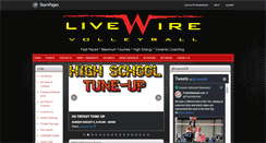 Desktop Screenshot of livewirevolleyball.com